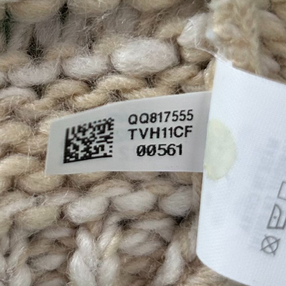 Aerie Intarsia Green and Blue Stripe Sweater Size SP - Picture 4 of 7